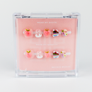 Buy Peach Garden Puff press on nails in Children shape, Brights, Holiday theme, Multicolour colour and Children's length.
