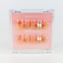 Buy Pink Oasis press on nails in Round shape, Party theme, Pink,yellow colour and Long length.
